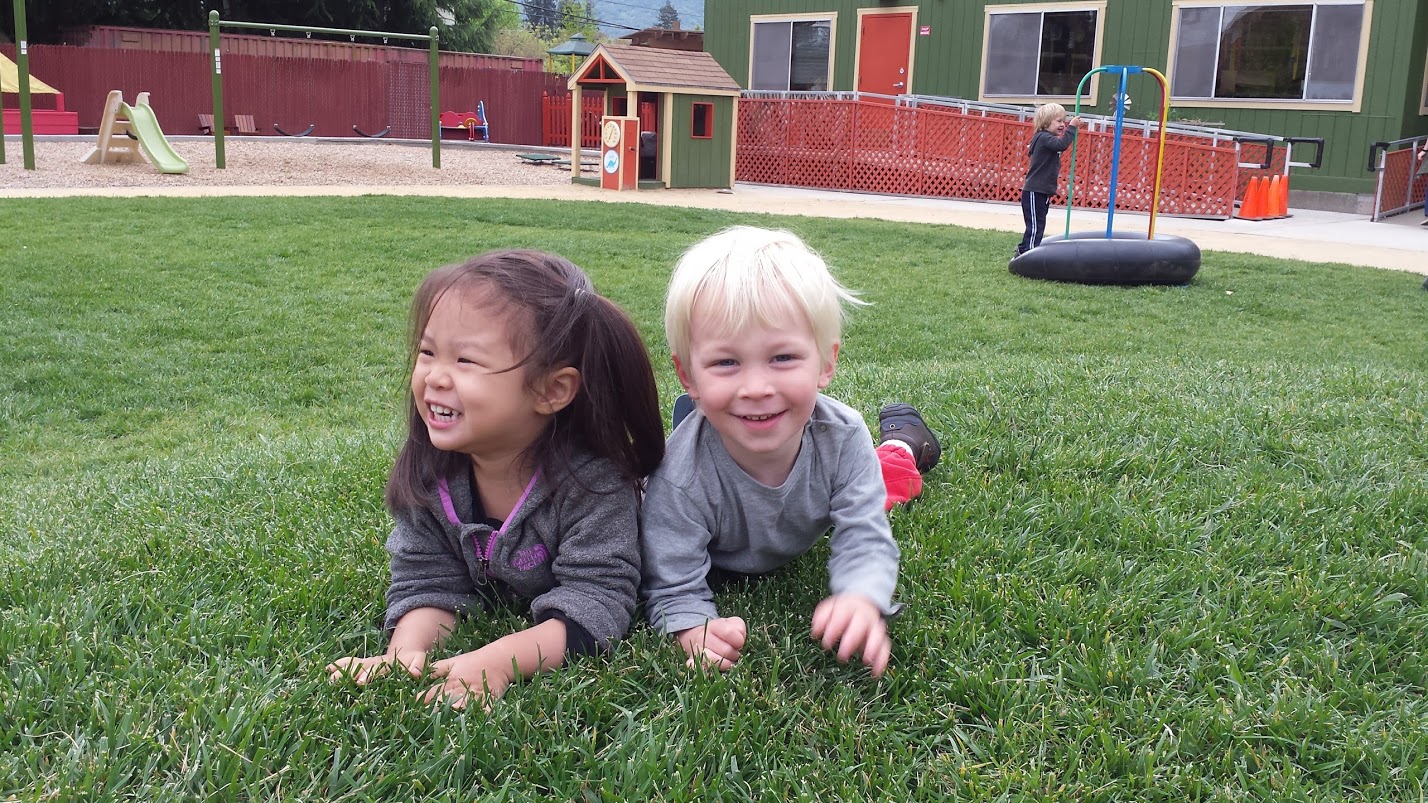 children garden play